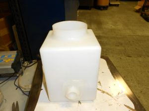 Vestil industrial caster wheel with durable rubber tire and metal frame, ideal for heavy-duty carts and equipment.